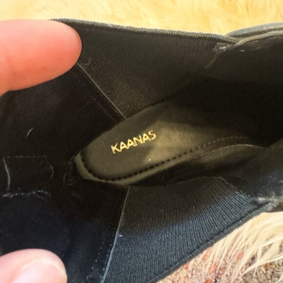 NWOT Kaanas Black Pontevedra Chealsea Boot (7) - Picture 8 of 8